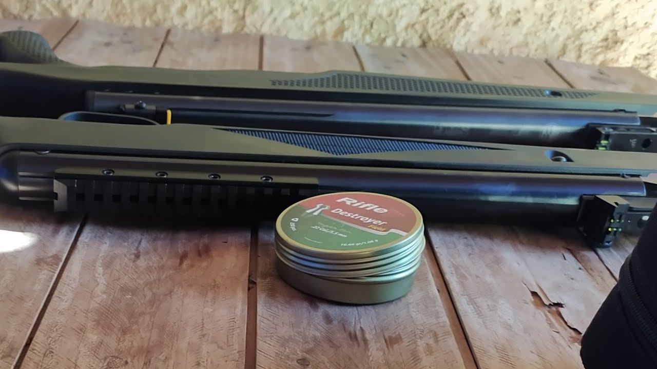 Teste de agrupamento Sag r1000 & Black Hawk 5.5 com Rifle Destroyer