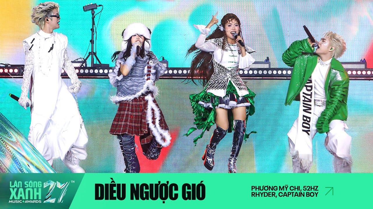 DIỀU NGƯỢC GIÓ | PHƯƠNG MỸ CHI, RHYDER, CAPTAIN BOY & 52HZ | LÀN SÓNG XANH