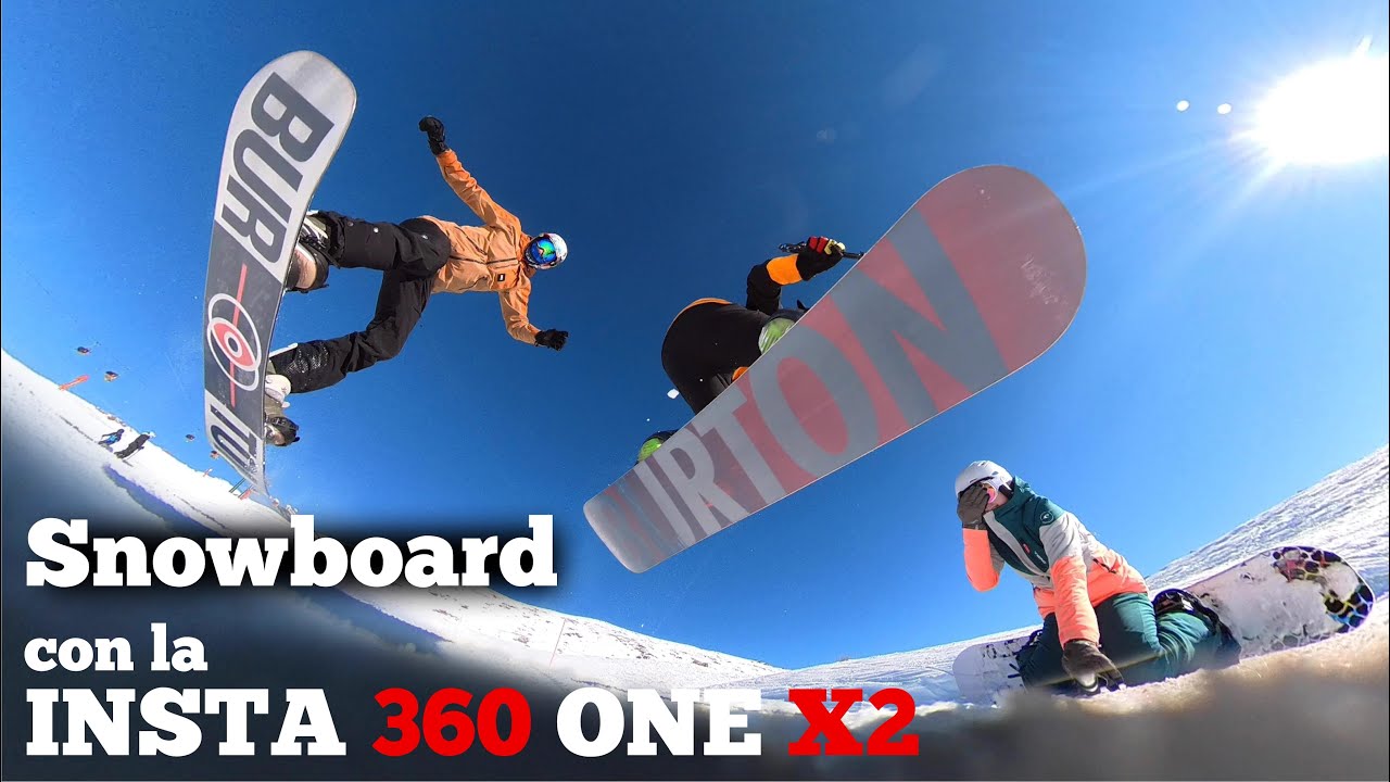Splendida giornata con lo snowboard e la INSTA360 a Bellamonte 2021 [4K]