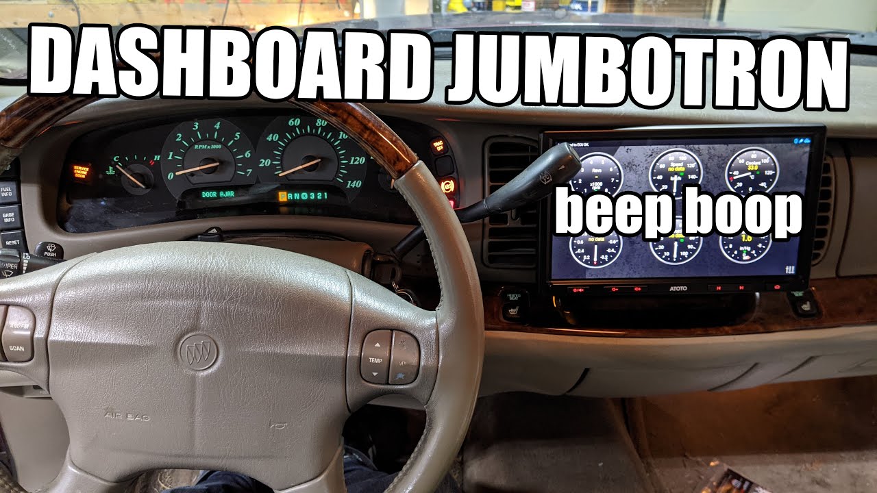 Installing a BIG RADIO in my Supercharged Buick!
