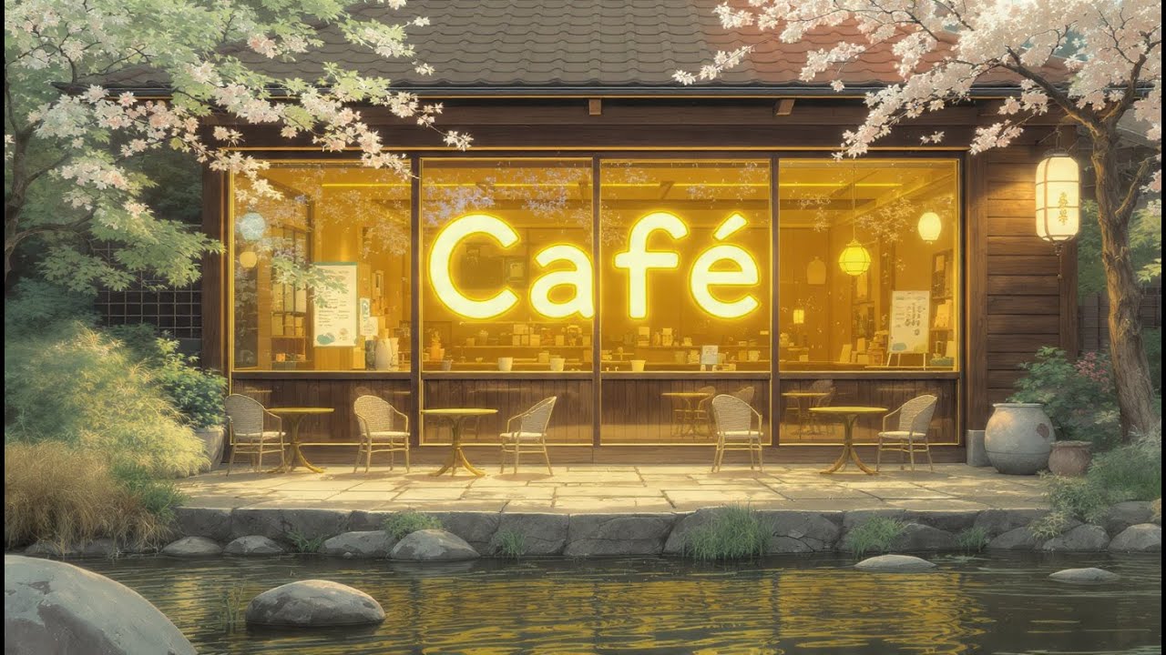 🔴 LIVE | Study & Work Music | Warm Cafe Ambience