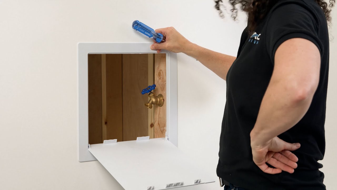 Installing a Plastic Access Door on Drywall
