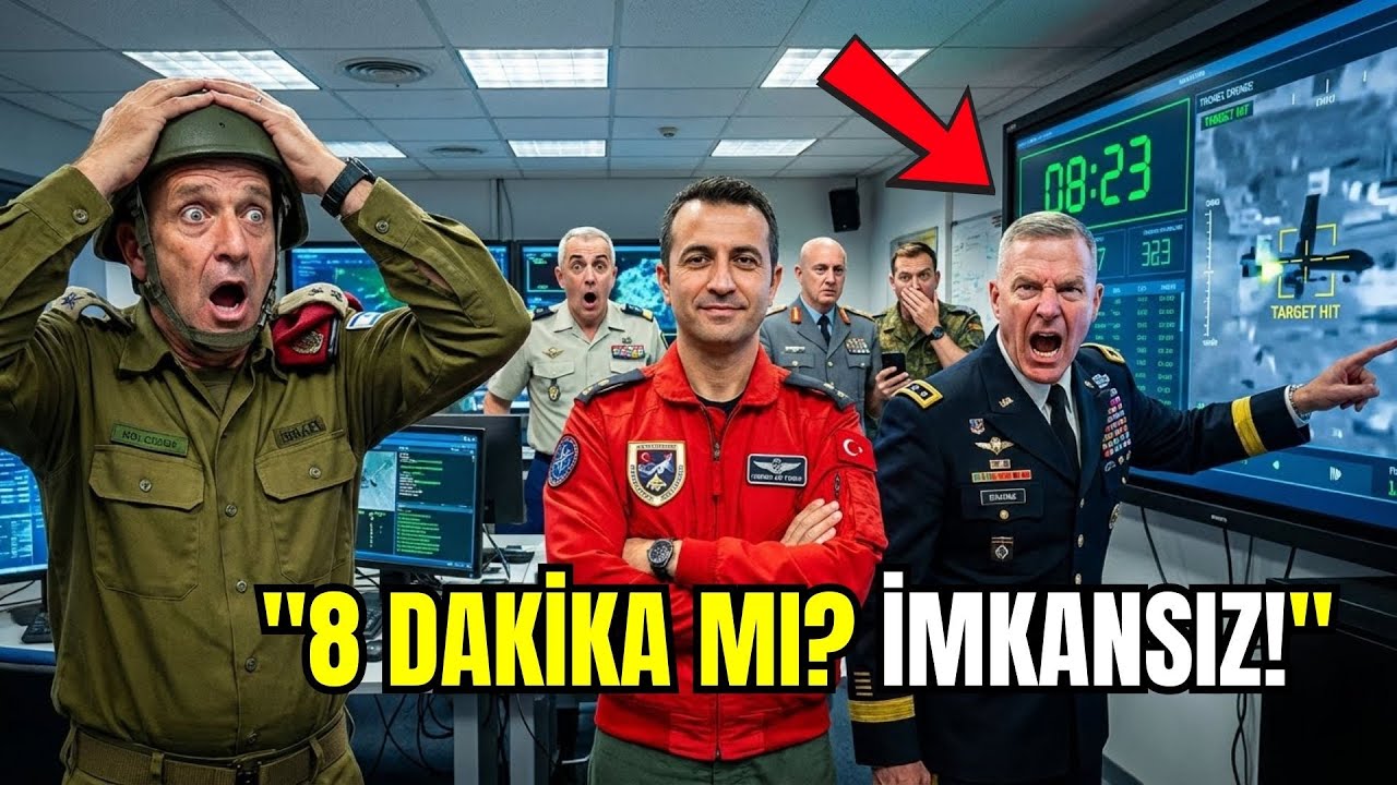İsrailli Komutan Türk Dronunu Küçümsedi! 😮 8 Dakika Sonra Konvoy VURULDU!