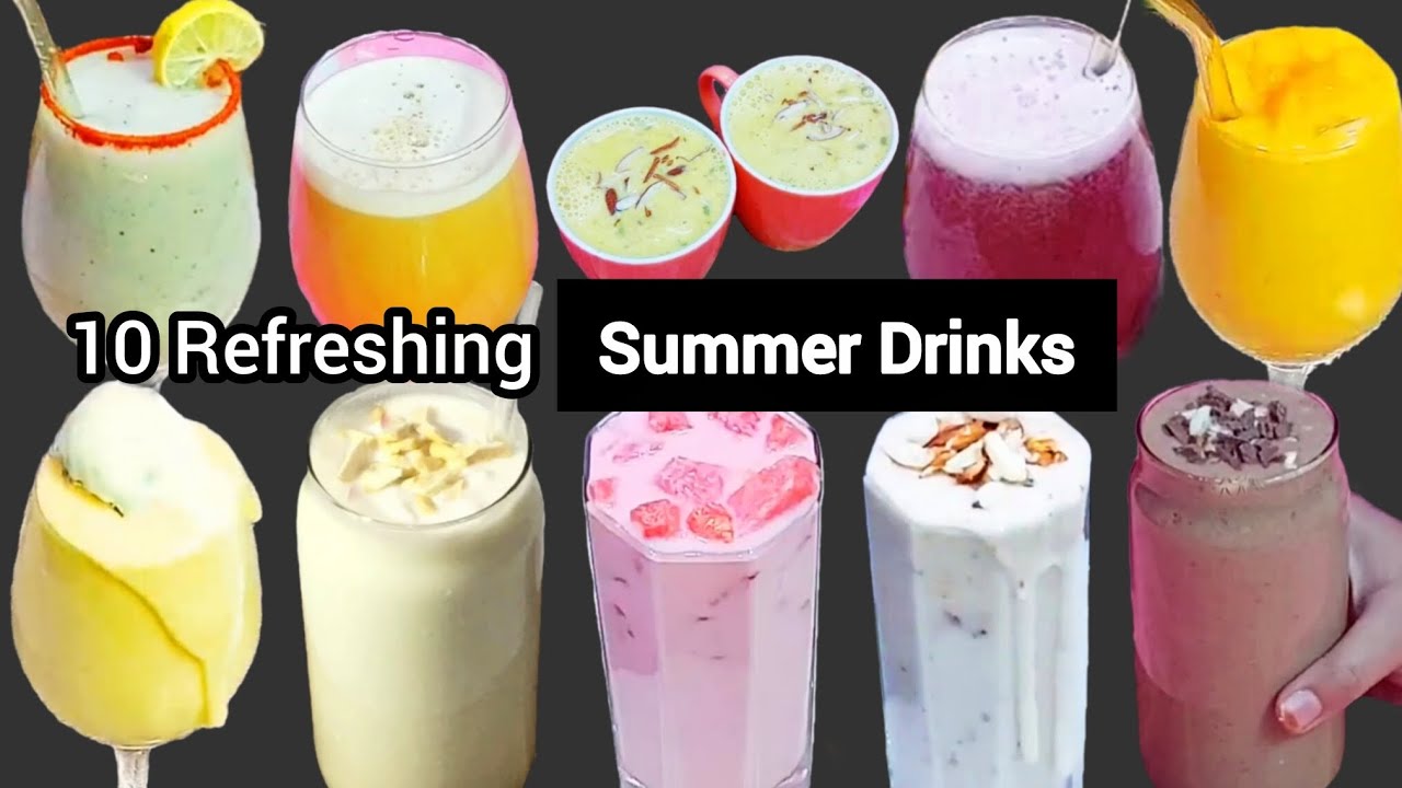 10 Summer Special Drinks to Beat the Heat | Easy Recipes
