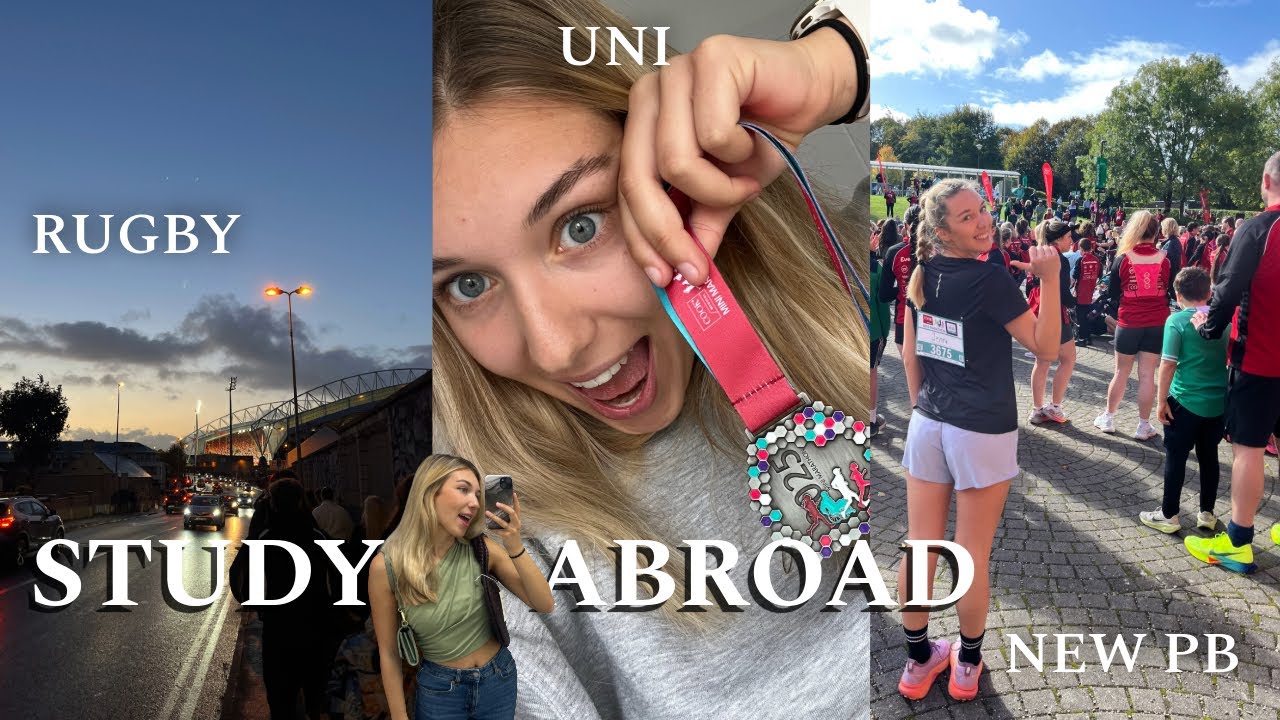 Study abroad in Ireland | Erasmus vlog: Uni, Rugby & Student life