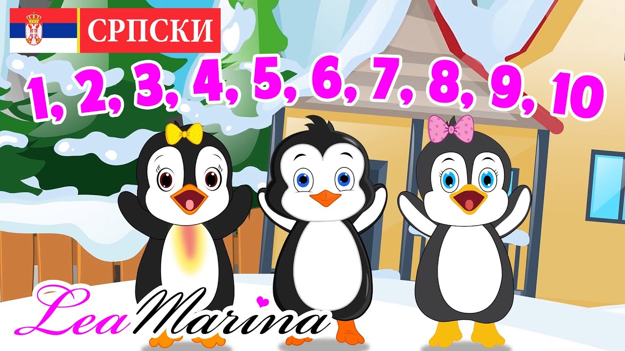 Brojimo od 1 do 10 - Dečija Pesma - Lea Marina na Srpskom