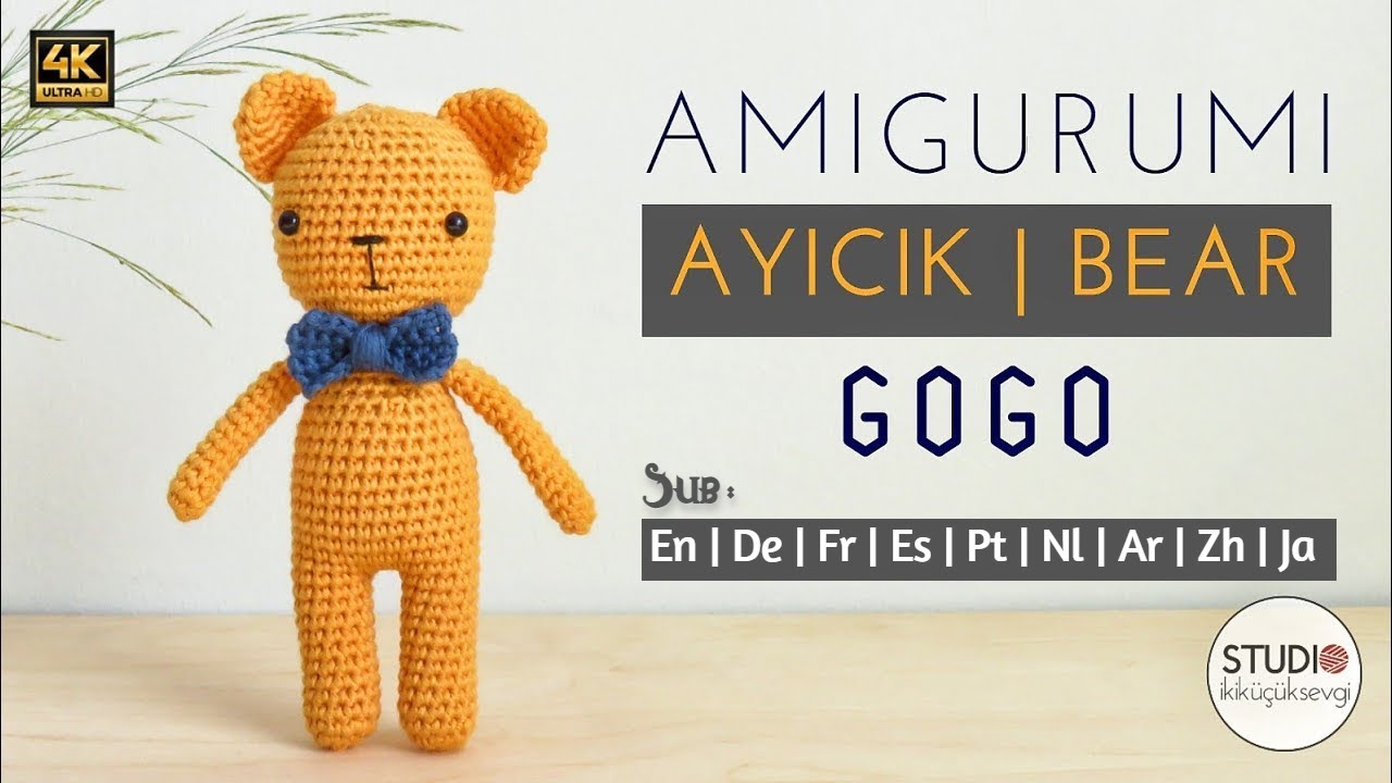 Amigurumi Ayıcık Yapımı | 18 cm | Dikişsiz | Yazılı Tarif