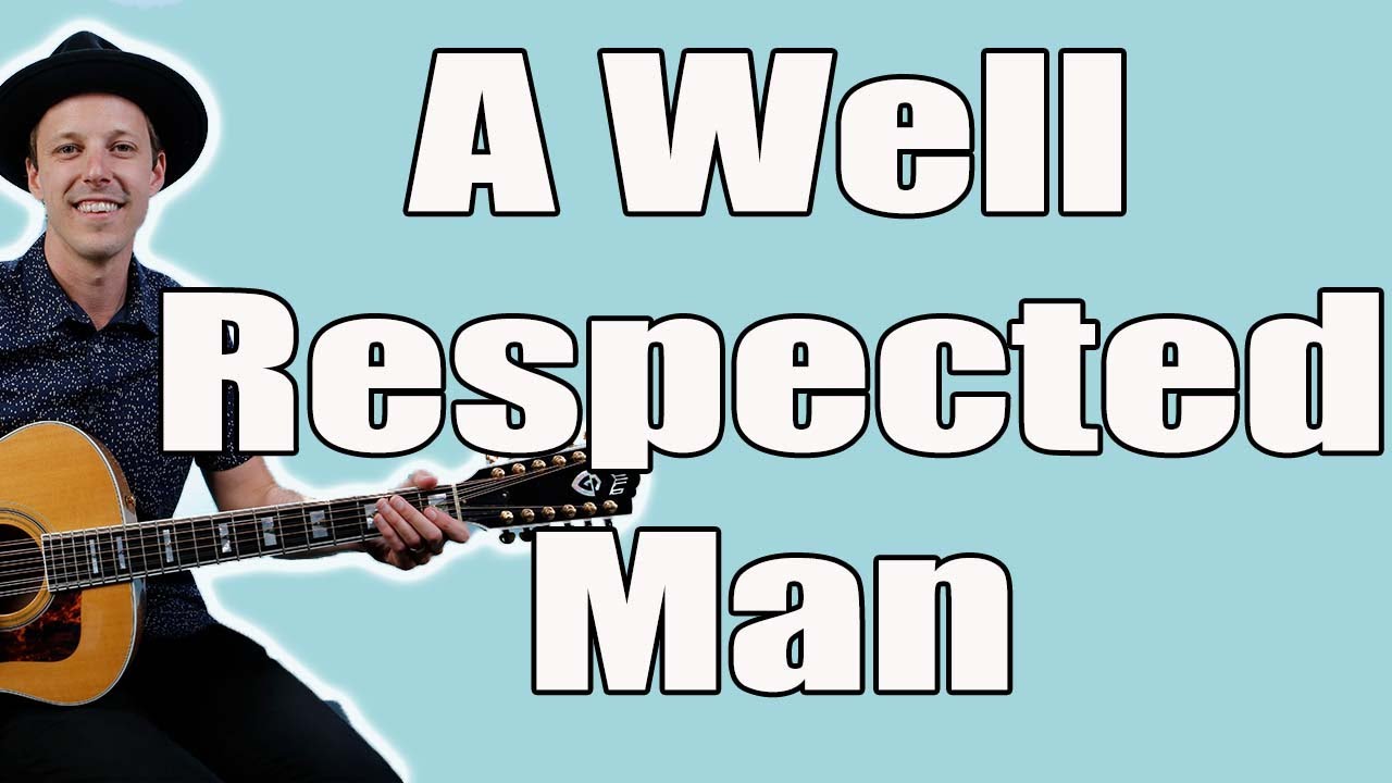 A Well Respected Man Guitar Lesson (Kinks)