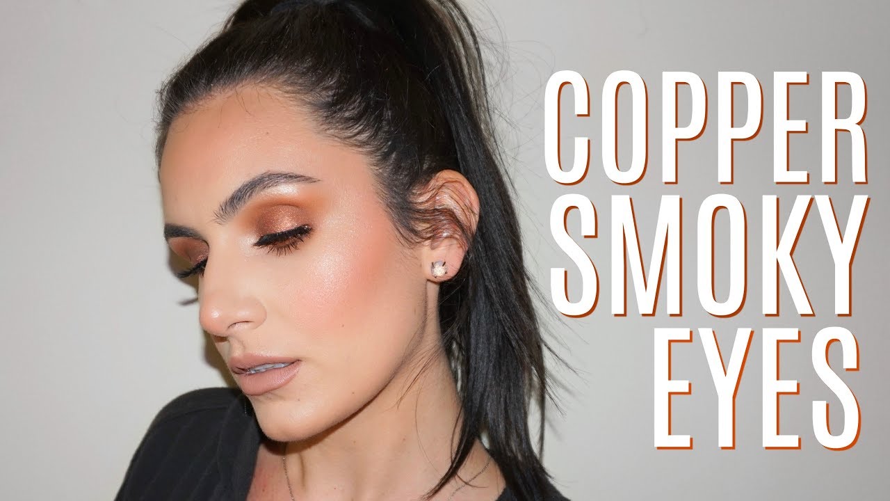 Copper Smoky Eye Urban Decay Naked Heat Full Face Tutorial | Gray Tracy