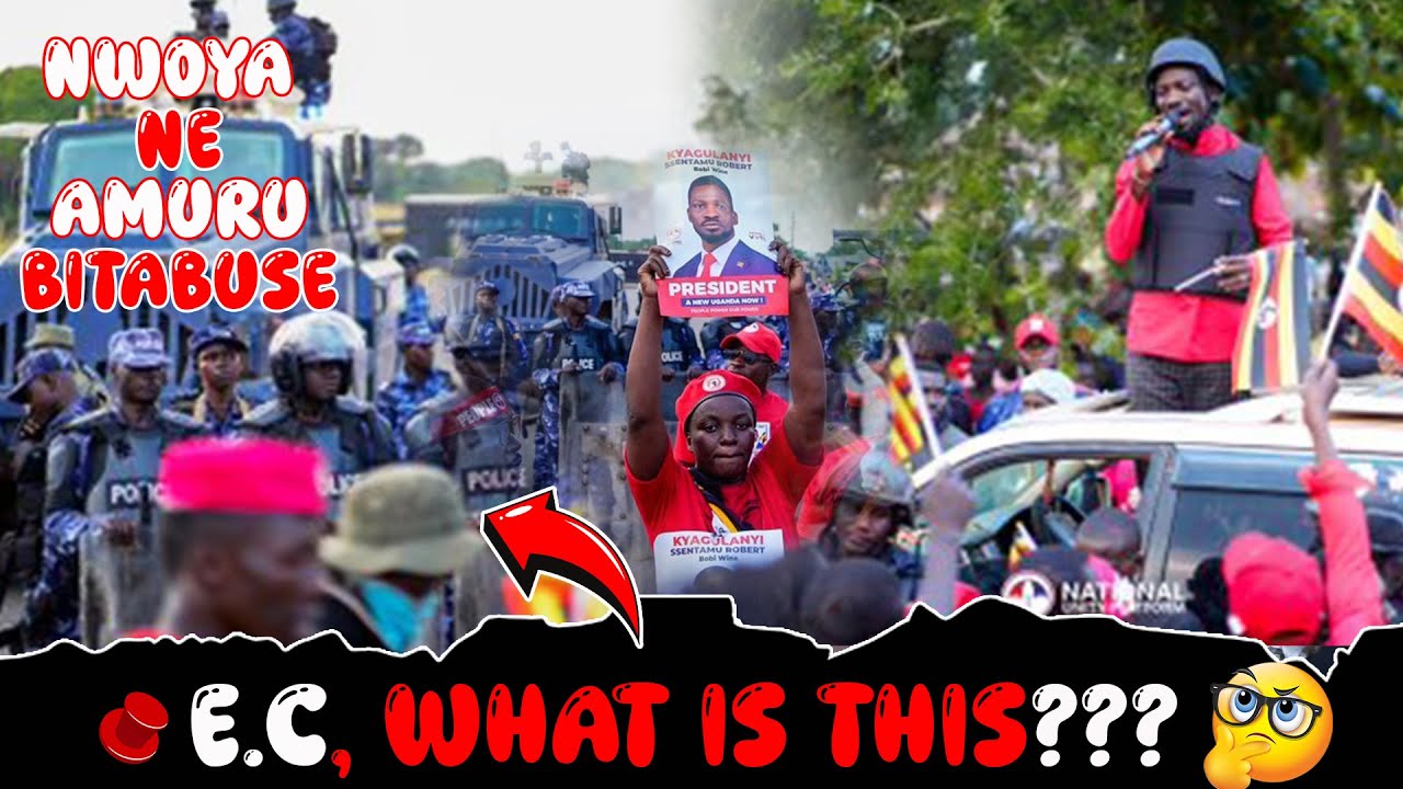 BOBI WINE BAMUKOZEKO EFUJJO NGA POLICE ETUNULA. ALEMESEDDWA OKUTUUKA GYALAGA KYANAKU.