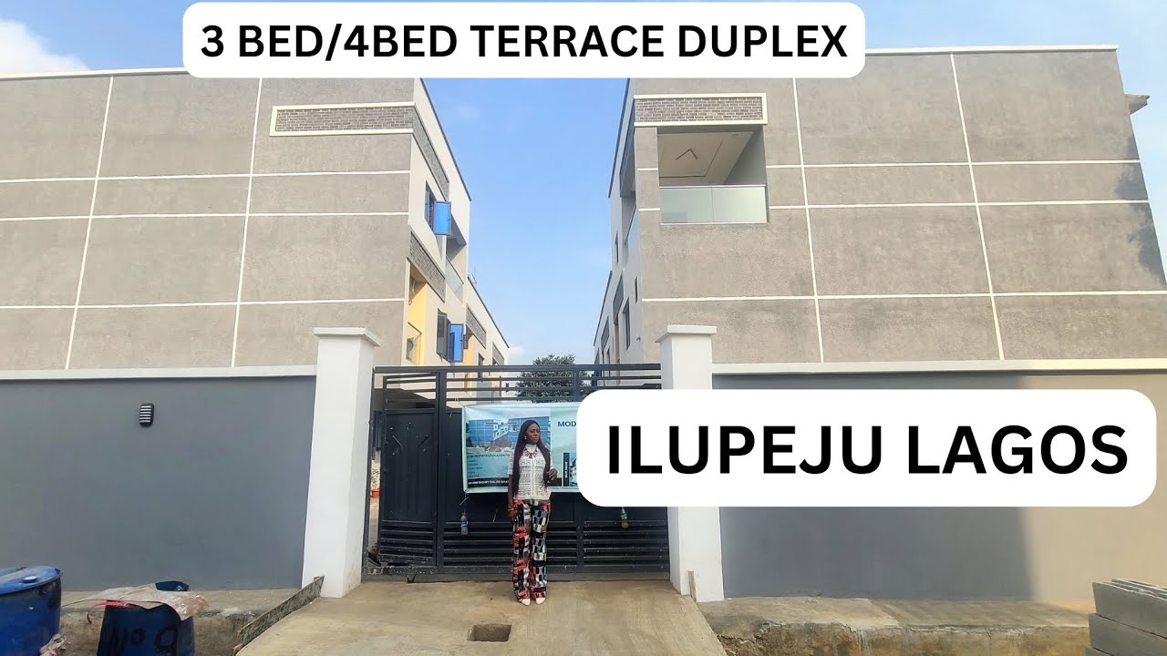 Affordable 3 & 4 Bedroom Terrace Duplex in Ilupeju Lagos Mainland Nigeria.