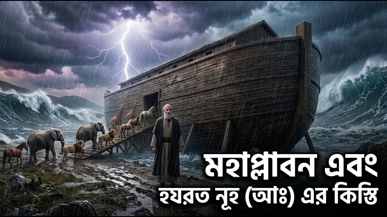 নূহ নবীর নৌকার রহস্য | পৃথিবীর ভয়ংকর মহাপ্লাবনের সত্য ঘটনা | নূহ (আঃ) জীবন কাহিনী