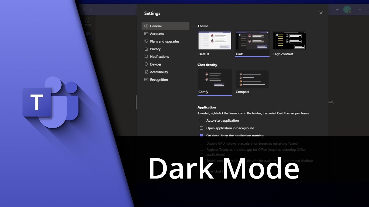Teams Dark Mode | Change Teams to dark theme ✅ Tutorial