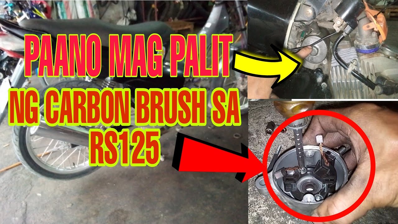 PAANO MAG PALIT NG CARBON BRUSH || HONDA RS125 (STEP BY STEP)