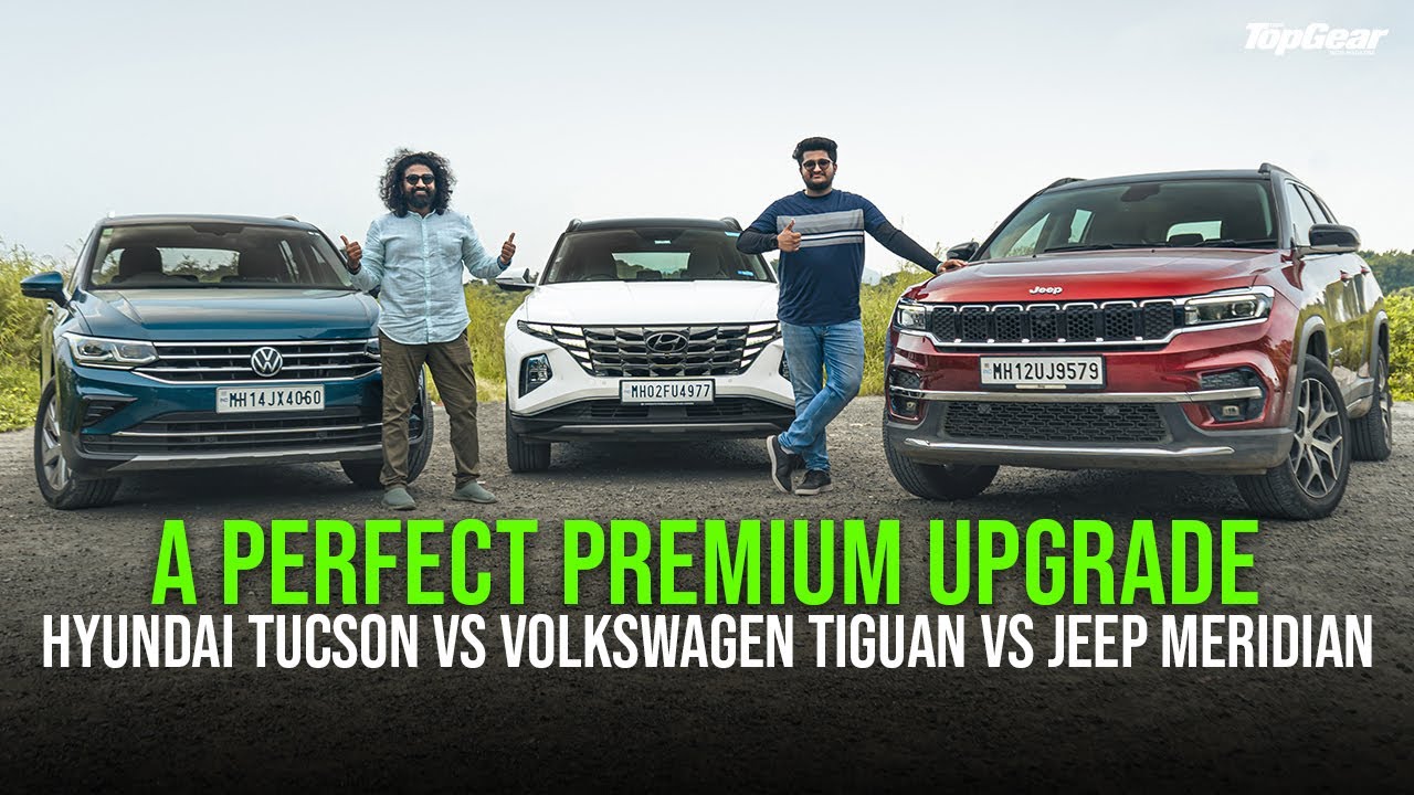 Hyundai Tucson против Volkswagen Tiguan против Jeep Meridian | Идеальное обновление премиум-класса