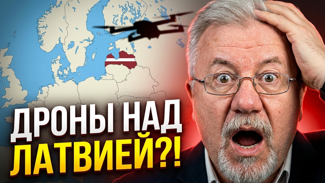 🔥 ШОК! ДРОНЫ ВСУ НАД ЛАТВИЕЙ! ЧТО ПРИДУМАЛ МЕРЦ?