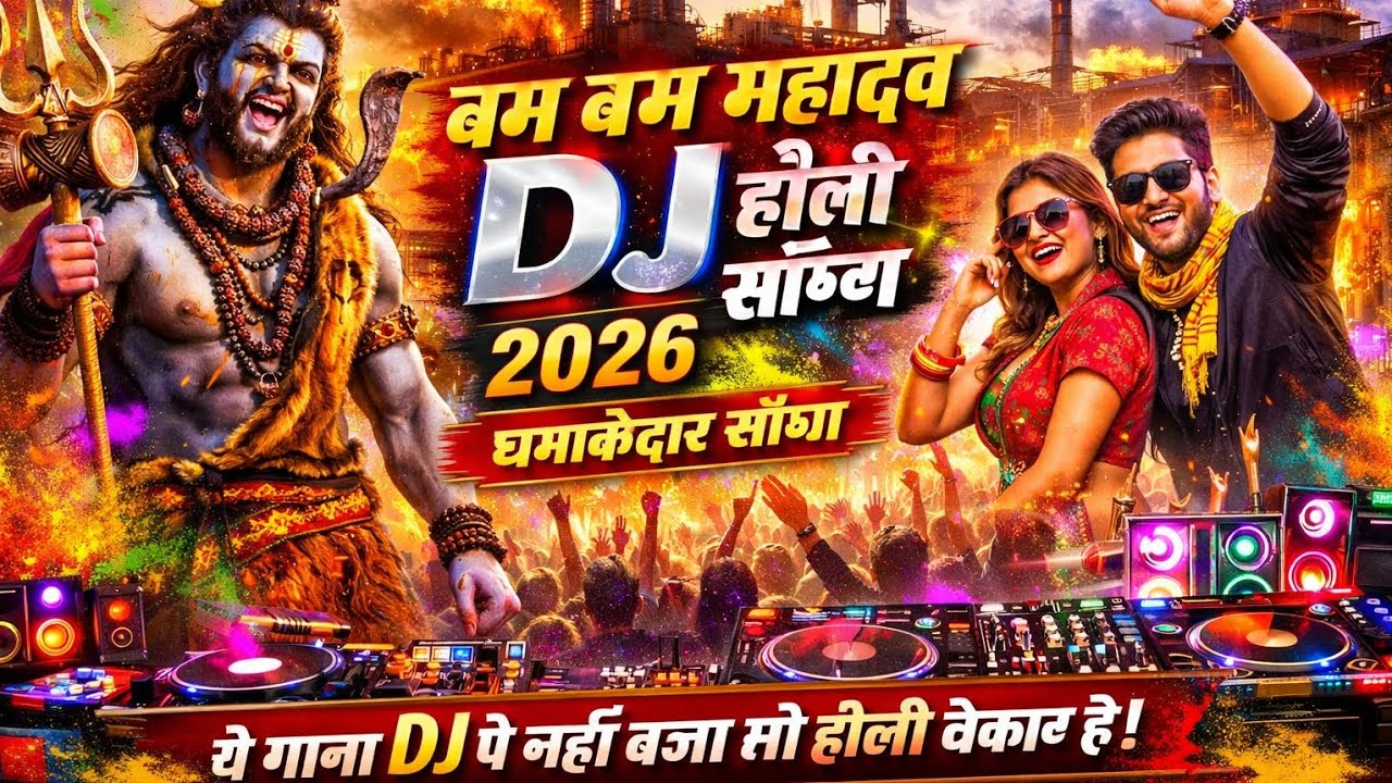  इस होली DJ पर ना बजे तो होली बेकार है 💥बम बम महादेव 🔱 DJ होली धमाका 2026#ViralHoli2026 #DJHoliBlast