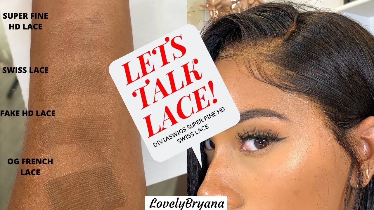Lets Talk Best Lace! | Super Fine HD Swiss Lace | DivasWigs x LovelyBryana