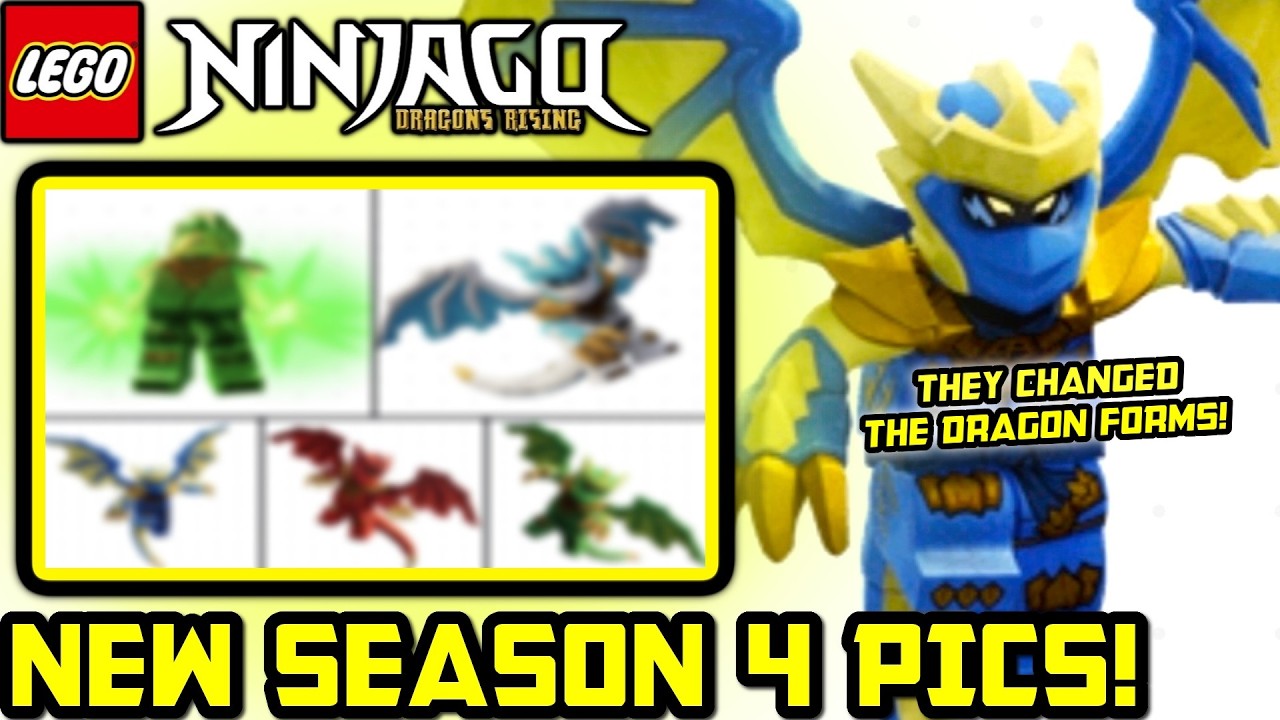 МНОГО НОВЫХ ИЗОБРАЖЕНИЙ ИЗ 4 СЕЗОНА! 🐲 Новости и обновления 4 сезона Ninjago Dragons Rising!