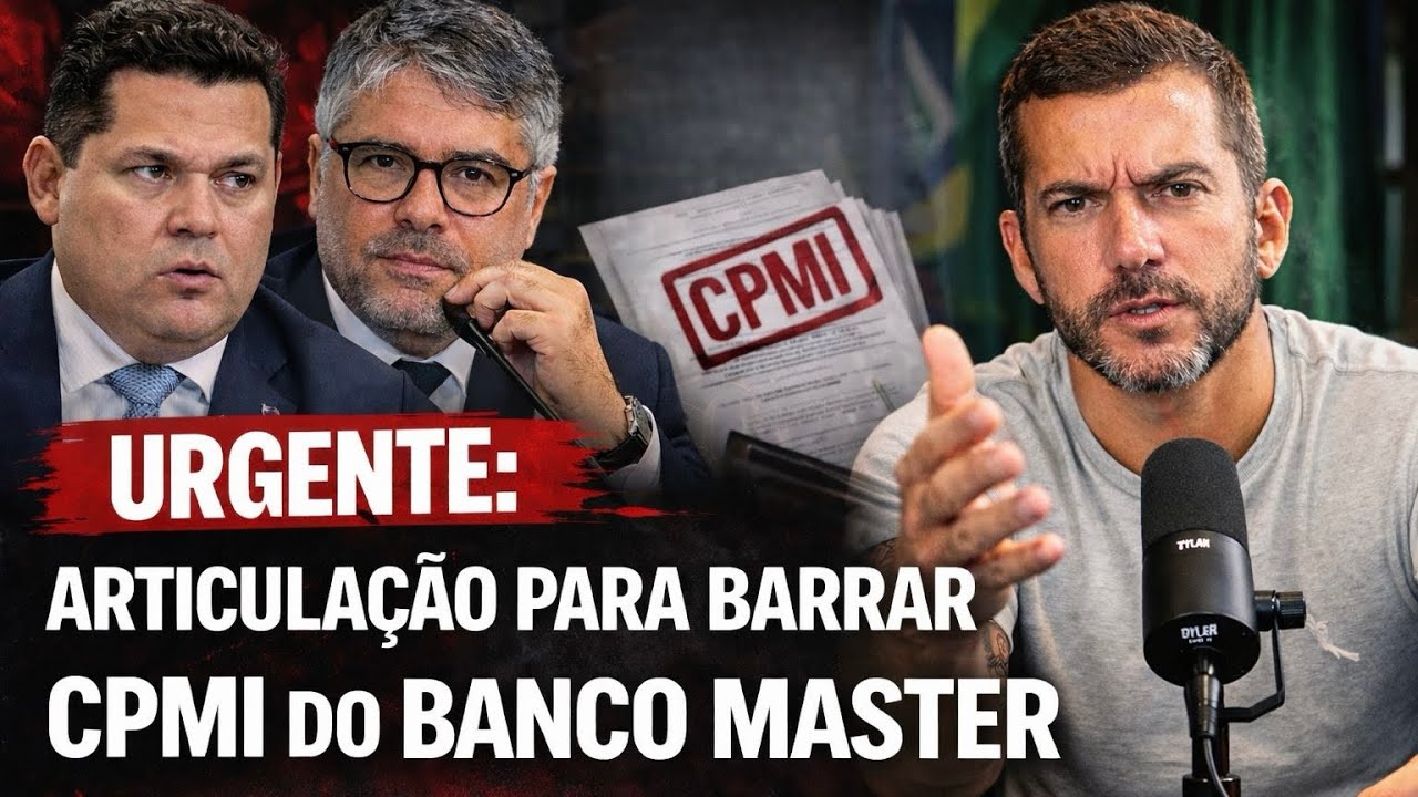 URGENTE! Descoberta nova MANOBRA de ALCOLUMBRE para impedir CPMI do BANCO MASTER.