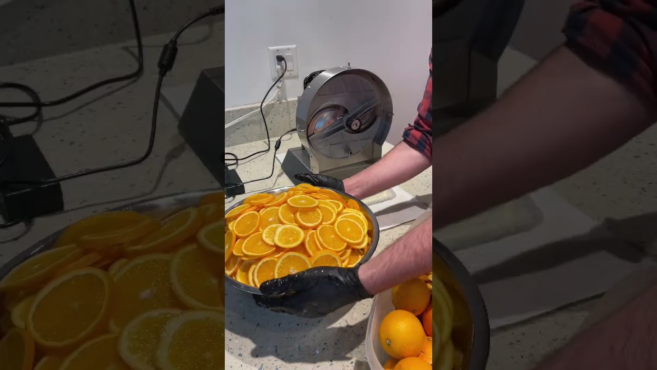 Citrus Expert making Dehydrated Spiced Orange!!! #smallbusiness #driedfruit