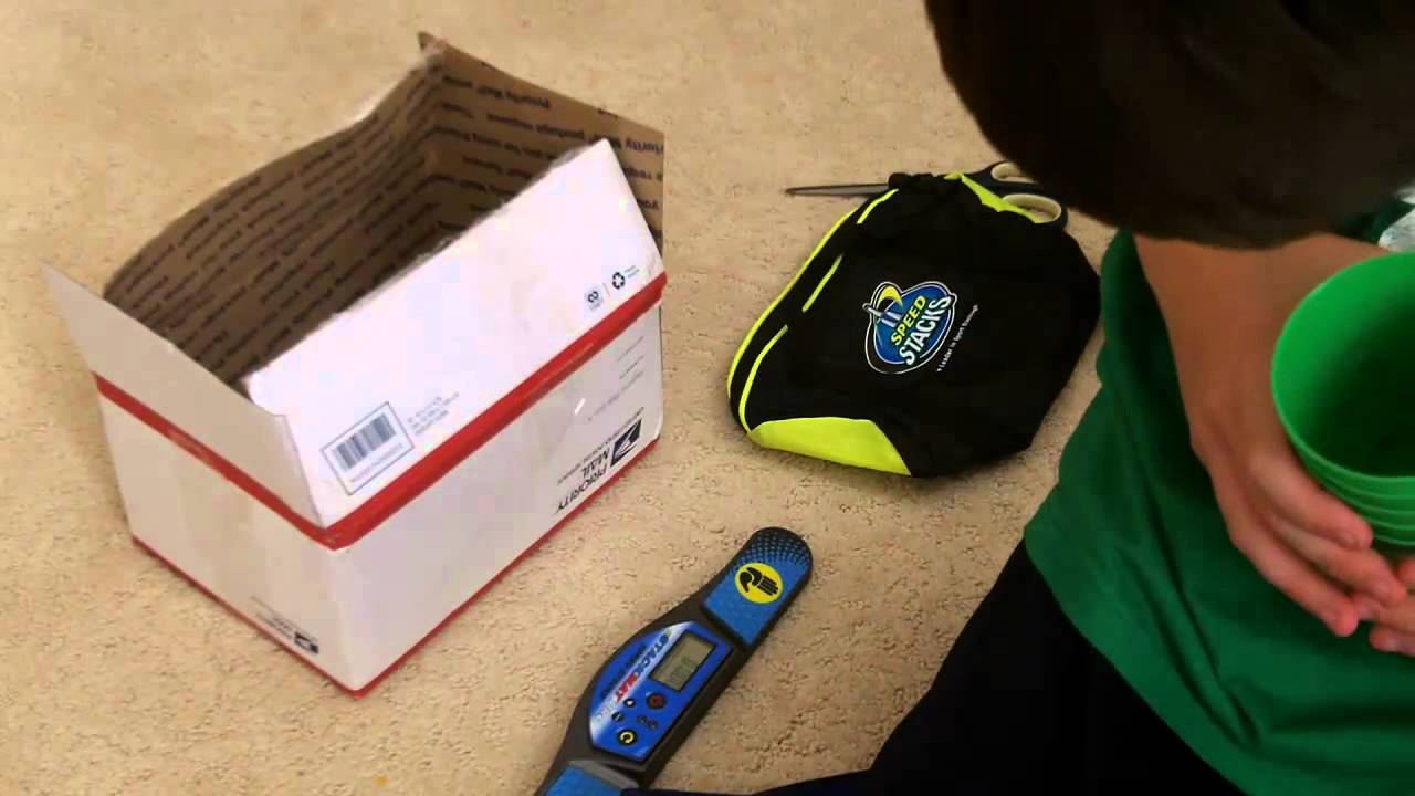 Speed Stacks Unboxing and Times!