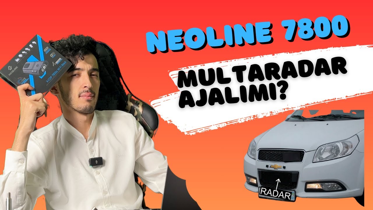 Neoline 7800s black sotib olishga arziydimi? Obzor, Radarlarga test qilamiz!