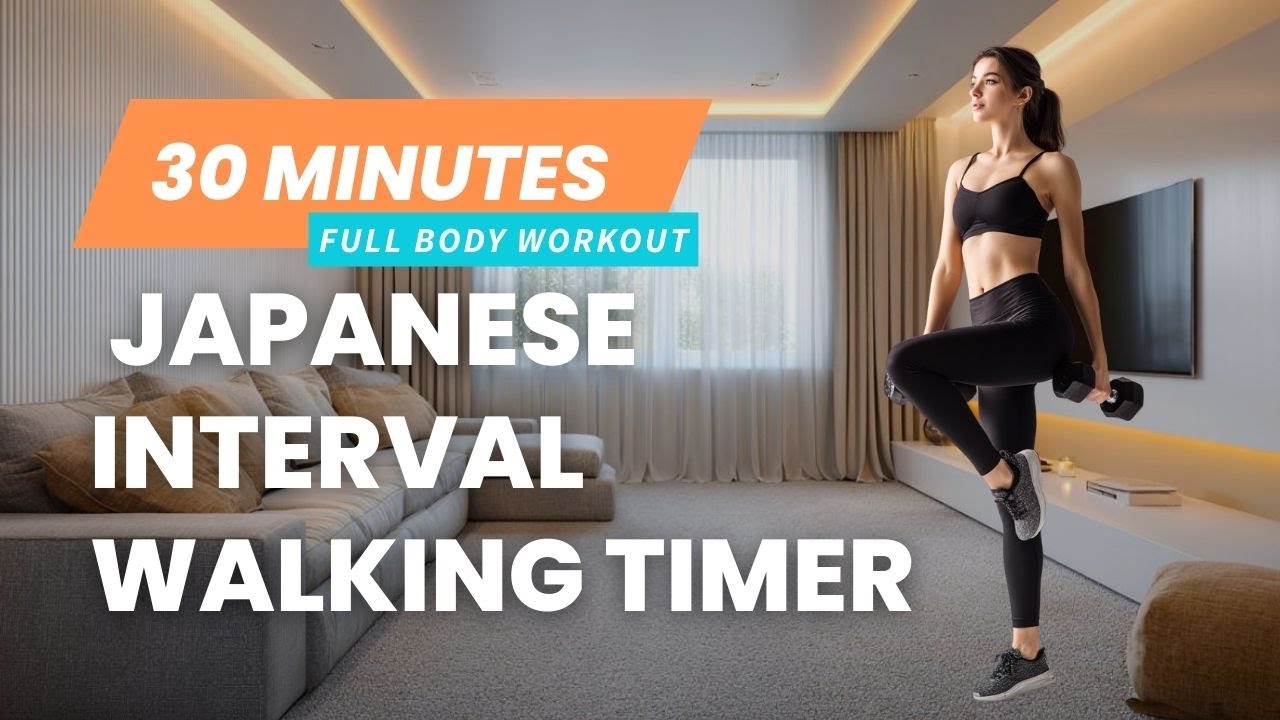 Japanese Interval Walking Timer 🚶Experience the benefits of gentle jogging in just 30 minutes