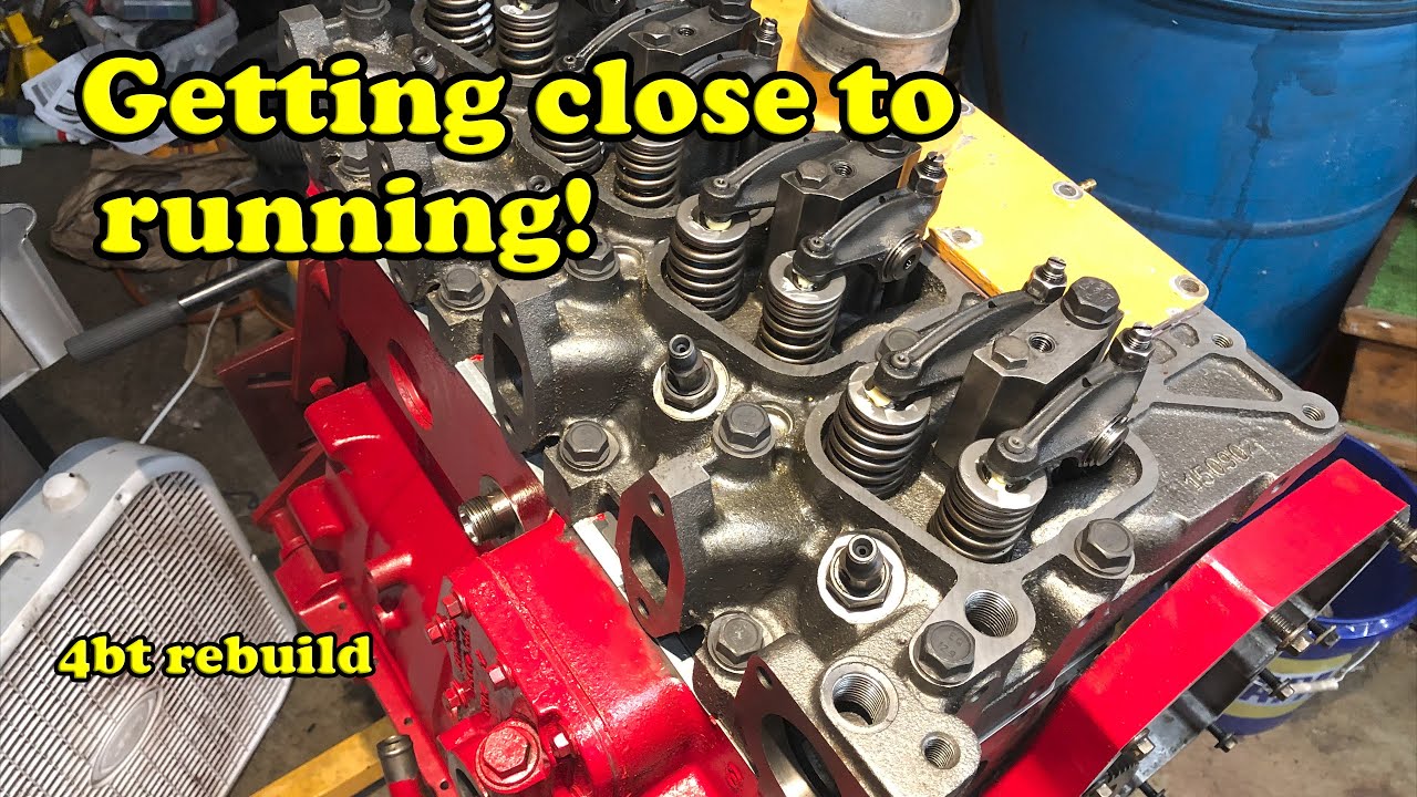 Cummins 4BT Reassembly | New Cylinder Head | Part 3
