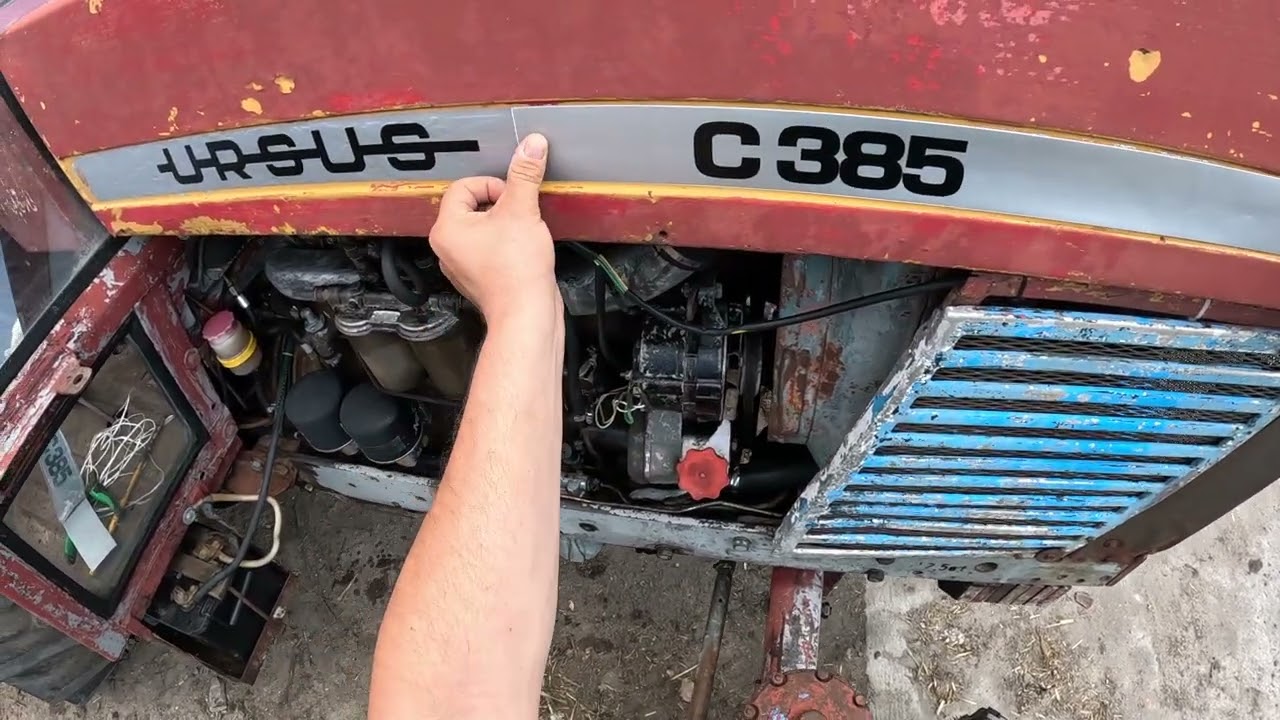 Czy Ursus C-385 przeszedł przegląd? Zniszczenia na polu... Kto to wjechał?
