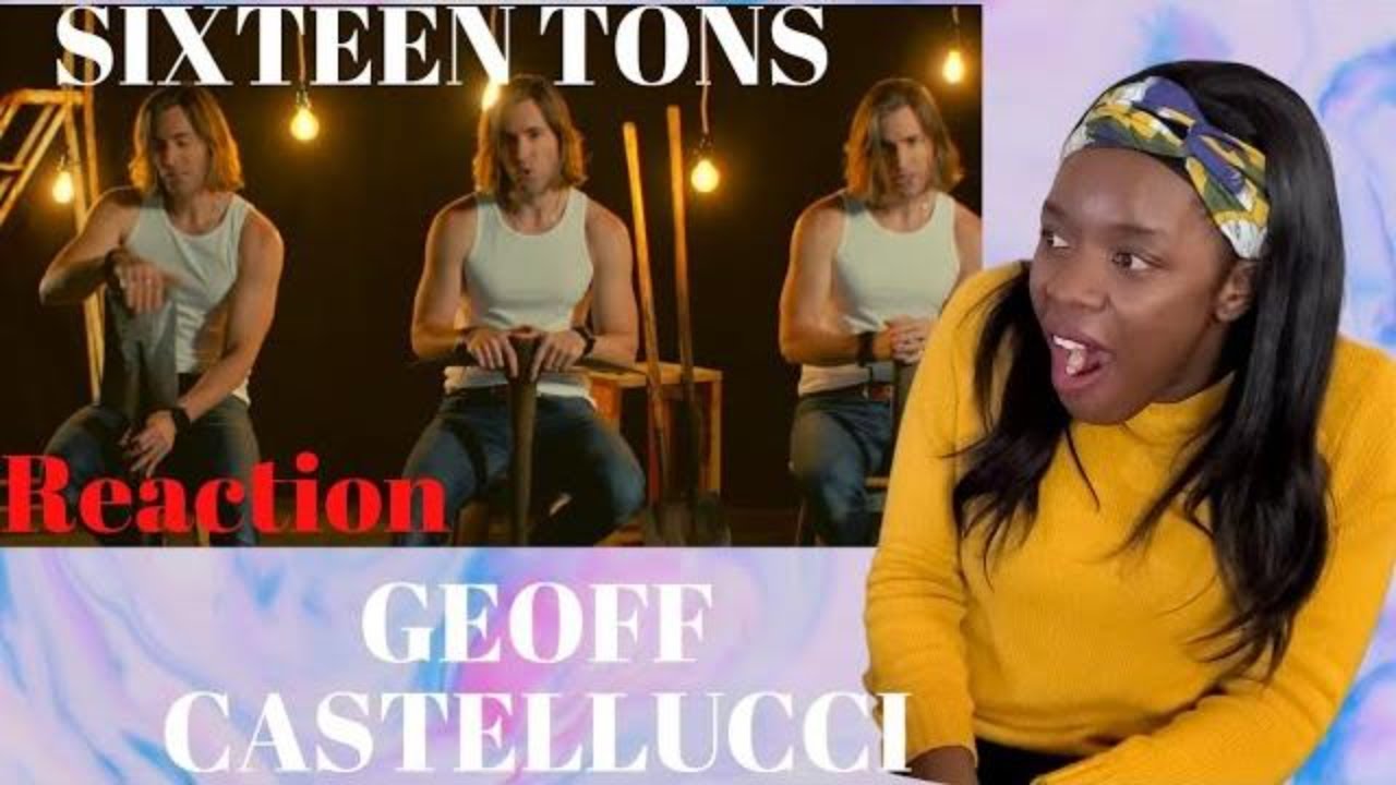 GEOFF CASTELLUCCI - SIXTEEN TONS || Low Bass Singer Cover || Reaction