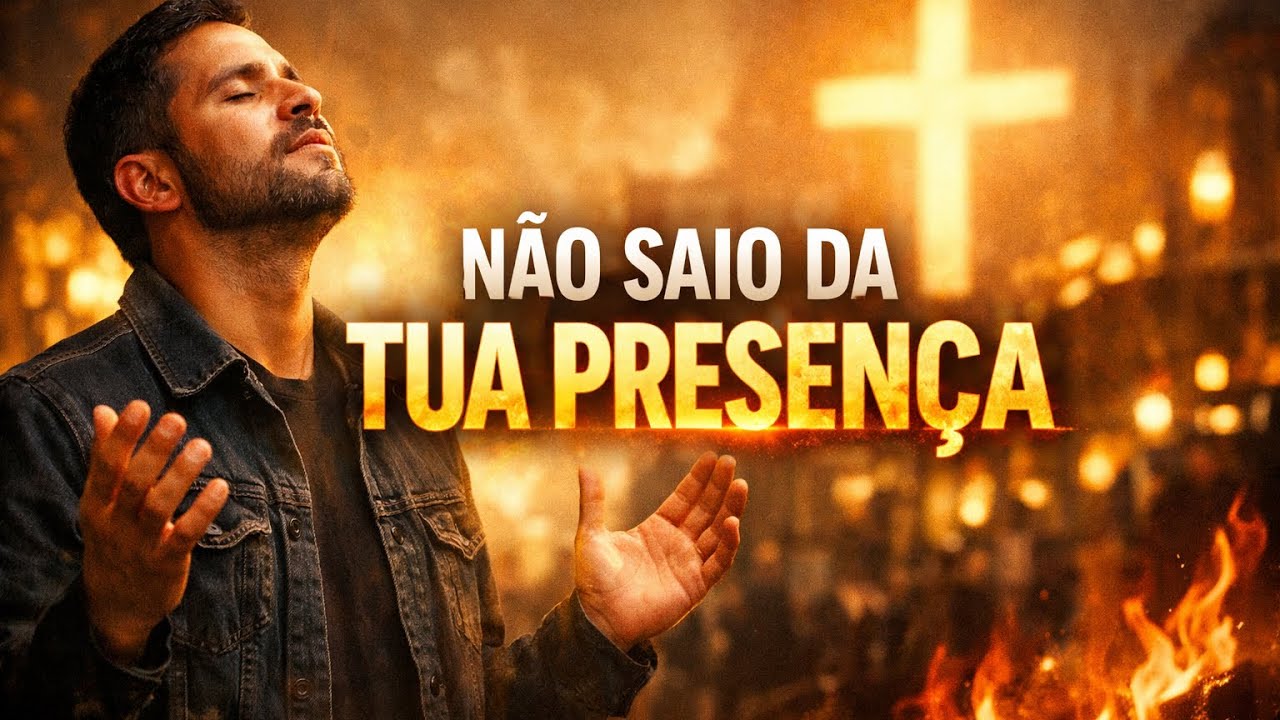 NÃO SAIO DA TUA PRESENÇA 🙏🔥 | Louvor Gospel Worship de Adoração