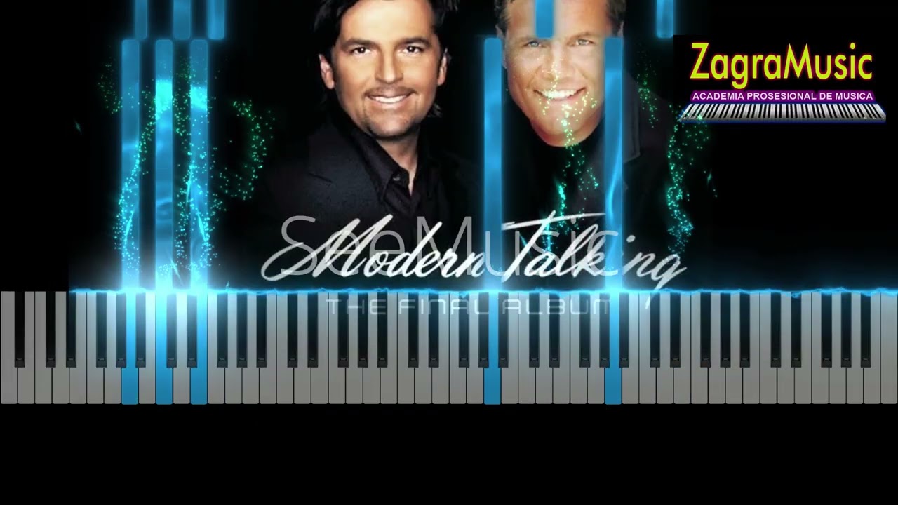 MODERN TALKING - ATLANTIS - TUTORIAL TECLADO  PST GRATIS