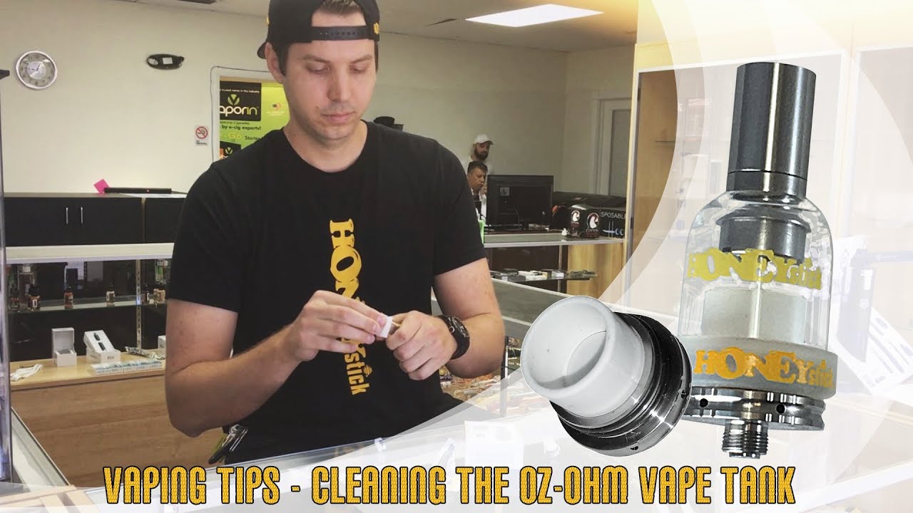 Frequently Asked Questions | How to Clean the Oz-ohm Vape tank by HoneyStick