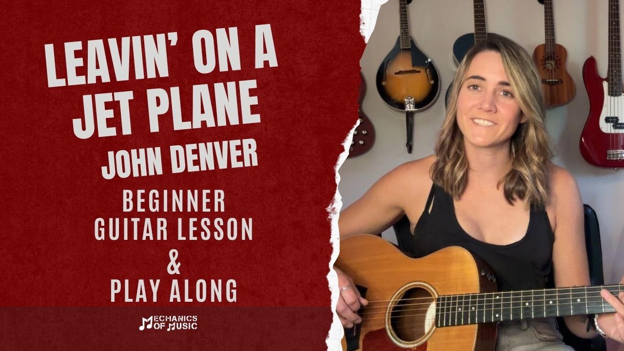 Leaving on a Jet Plane | Easy Guitar Lesson + Play-Along