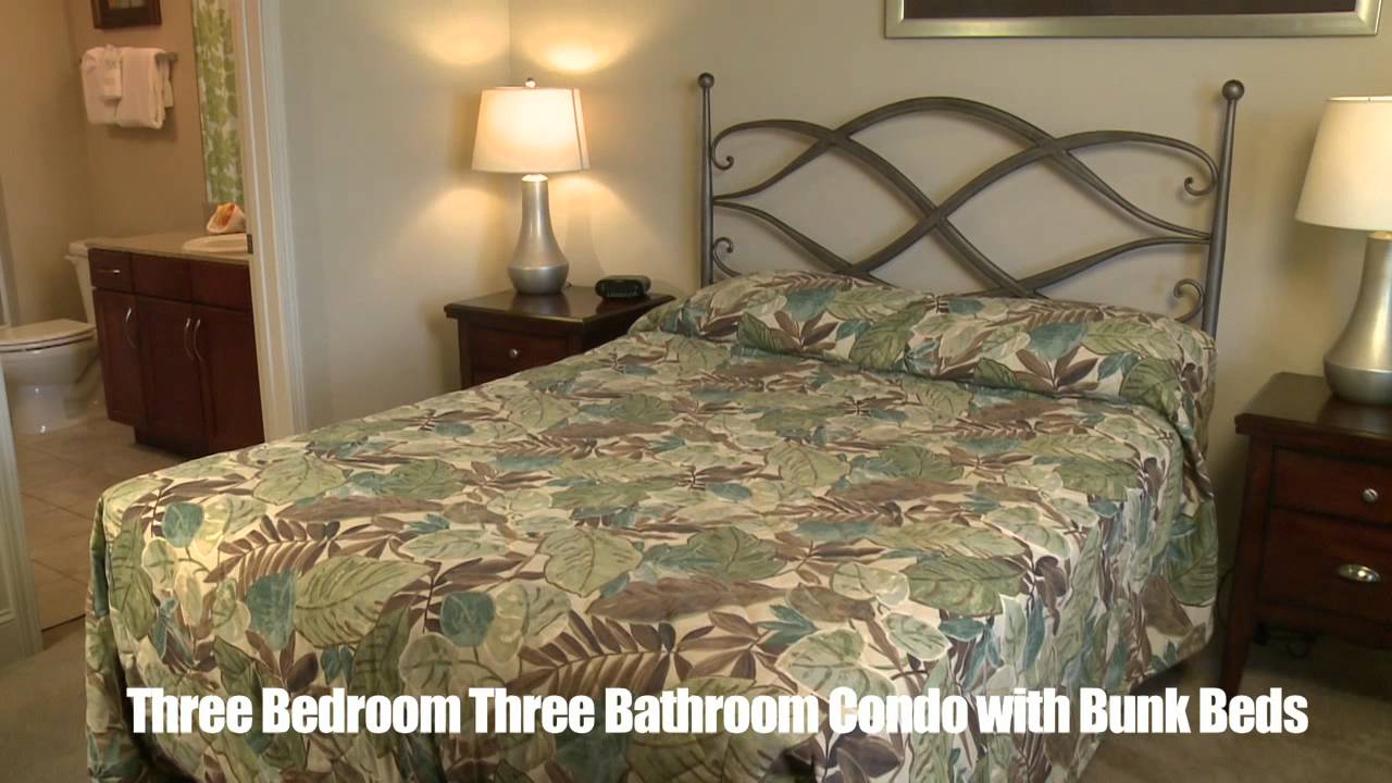 Laketown Wharf- Three Bedroom Three Bathroom Condo with Bunk Beds