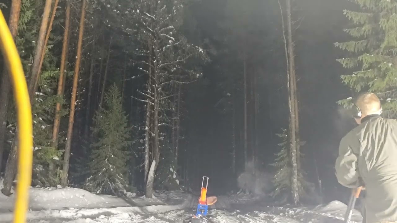 Ночная стрельба по тарелкам/ BLACK LIGHT NIGHT SHOOTS