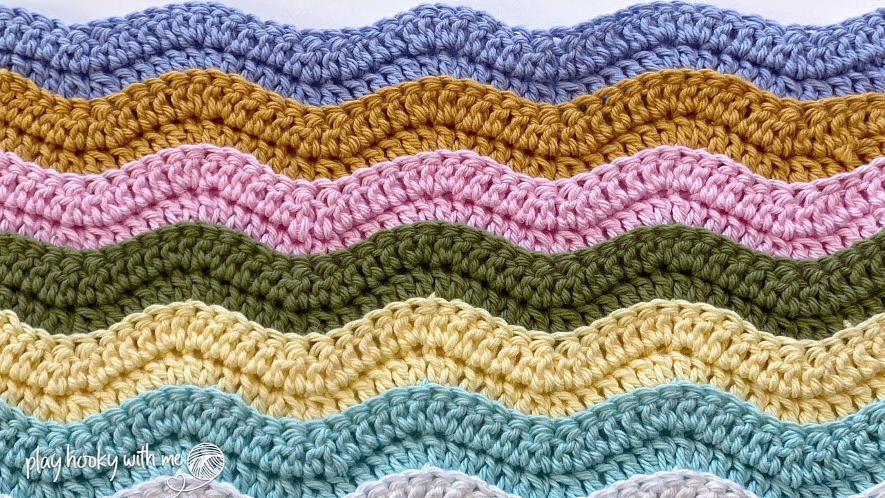 The EASIEST Ripple You'll Ever Make! 🧶 PERFECT for Beginners ✔️