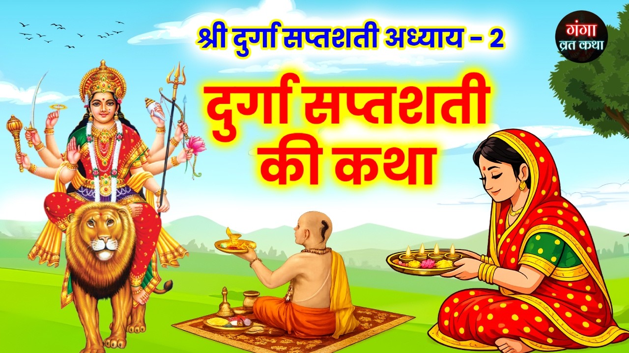 नवरात्रि व्रत कथा - Durga Saptashati Path - नवरात्री स्पेशल कहानी - Navratri Mata kahani