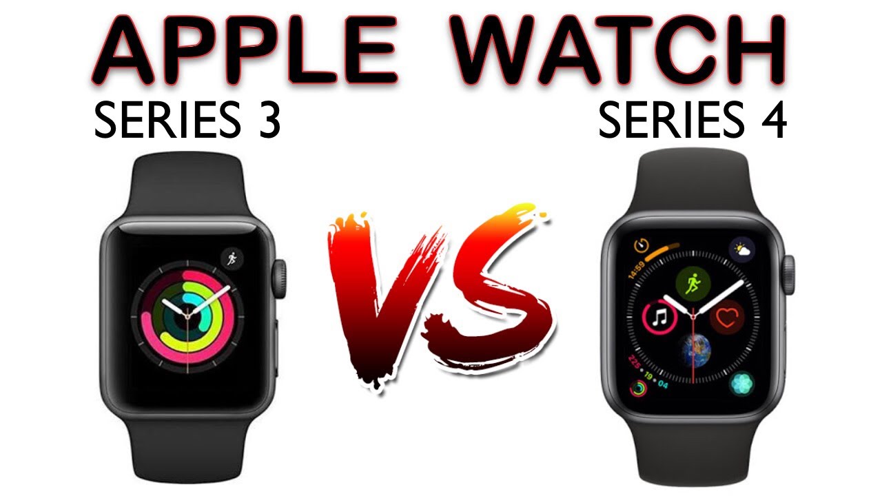 Сравнение Apple Watch Series 3 и Series 4