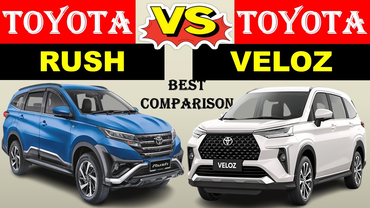 ALL NEW Toyota RUSH Vs ALL NEW Toyota VELOZ | Which one is better ?