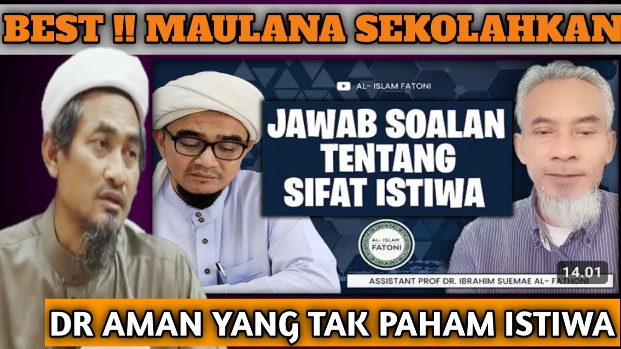MACAM MANA CARA MENISBATKAN SIFAT ISTIWA DENGAN SIFAT KEBERSAMAAN ALLAH?? MAULANA FAKHRURRAZI