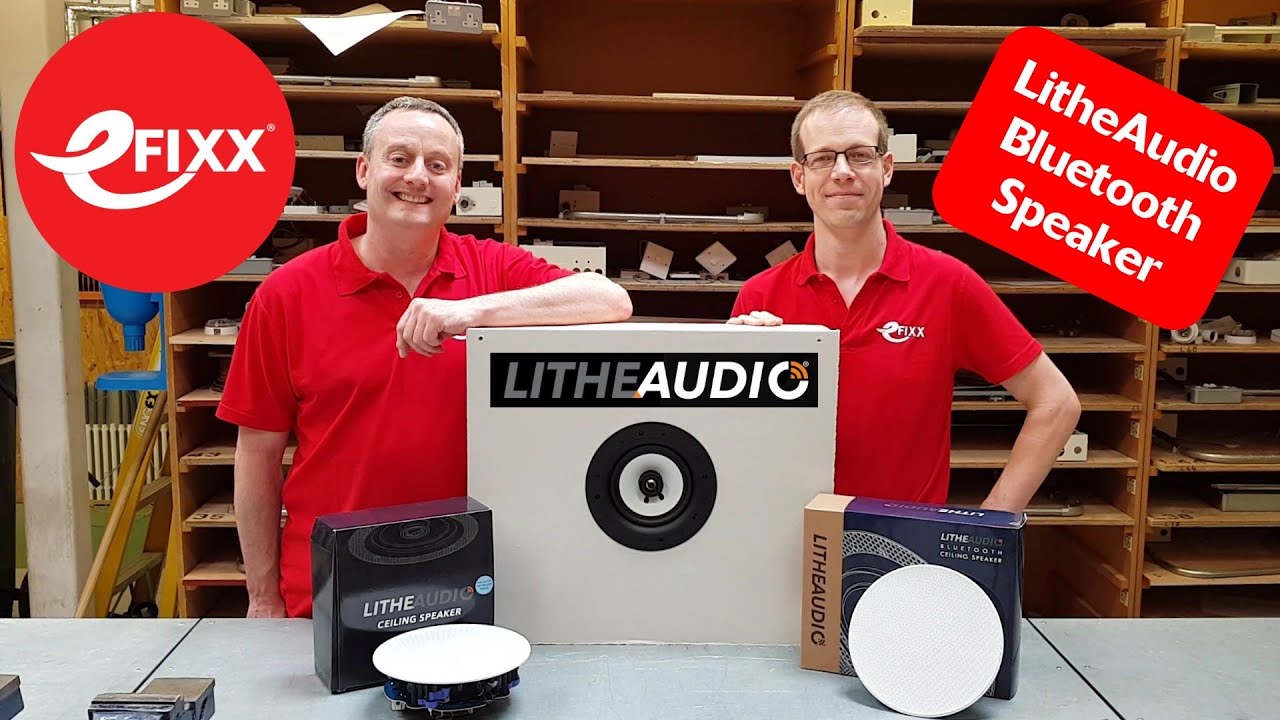 Lithe Audio - Powered ceiling speakers with Bluetooth connectivity and IP44 rating