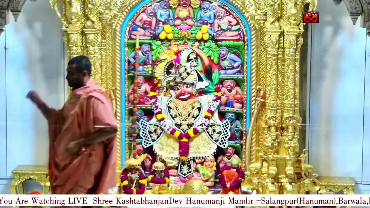 Sandhya Aarti Darshan Salangpur Date 01 03 2024