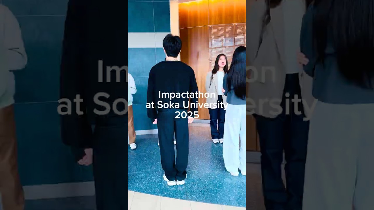 Magic in the room ✨ | Impactathon 34, hosted by Soka University Bridges to Business
