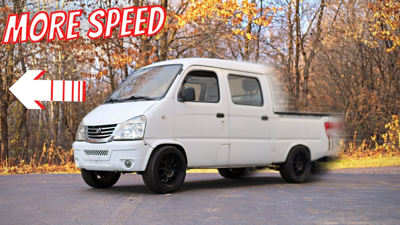 TUNING our MINI ELECTRIC KEI TRUCK to go WAY FASTER