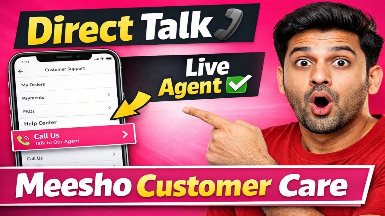 Meesho Customer Care Se Direct Baat Kaise Kare | Live Agent Call Trick