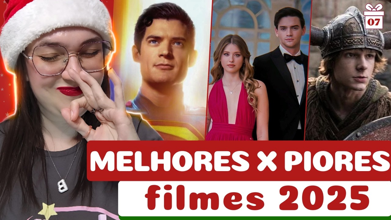 De Superman a Fanfic: os MELHORES x PIORES filmes de 2025! | Vlogmas #07
