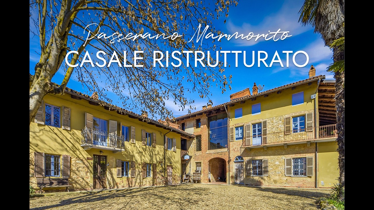 Antico casale ristrutturato nell'Astigiano
