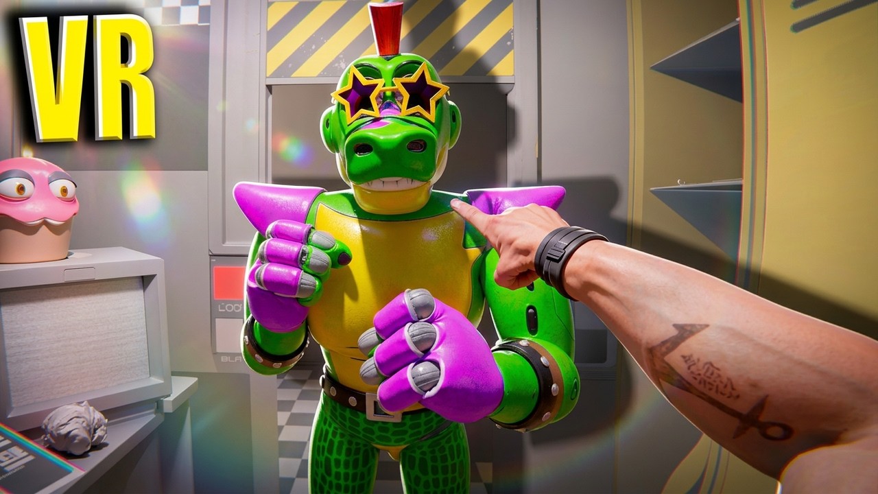 VR Брат Гига Монти защищает охранника в Бонелаб FNAF COOP Bonelab Mod Лучшее